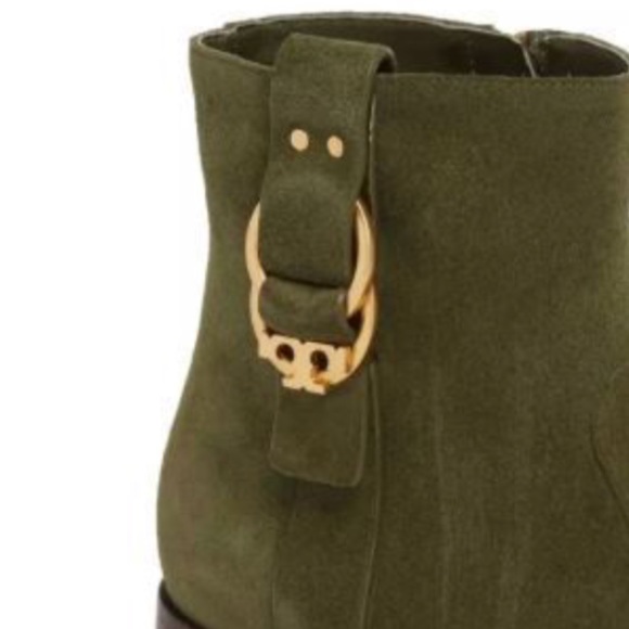 NIB TORY BURCH MARSDEN SUEDE ANKLE BOOTIE - Picture 2 of 7